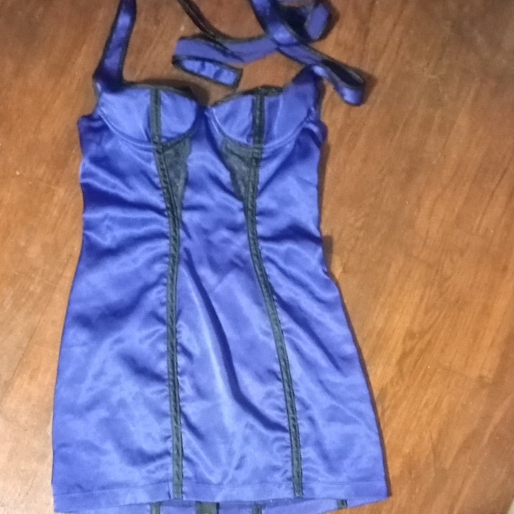 Shirley sz small purple and black cocktail dress ver cute